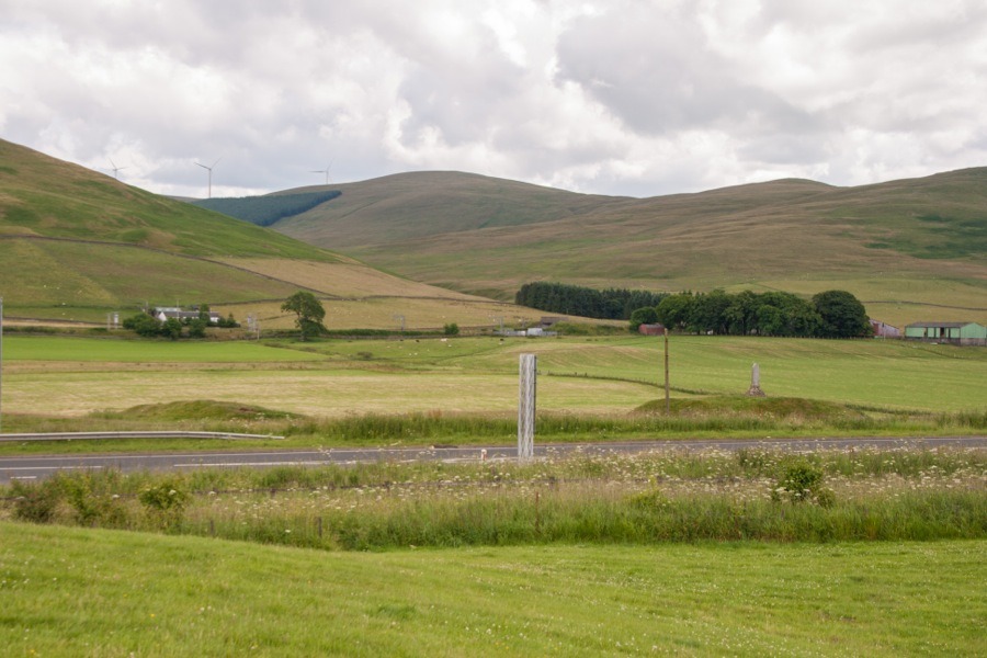 Abington motte Castle in Crawfordjohn, Lanarkshire Stravaiging